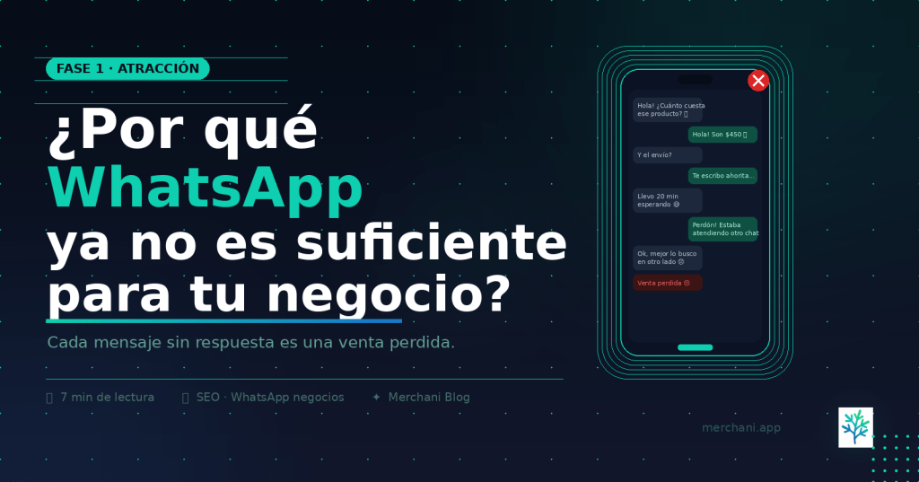 ¿Por qué WhatsApp ya no es suficiente para tu&nbsp;negocio?